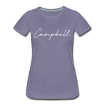 Campbell County Cursive Women's T-Shirt - washed violet