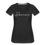 Daviess County Cursive Women's T-Shirt - black