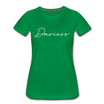 Daviess County Cursive Women's T-Shirt - kelly green