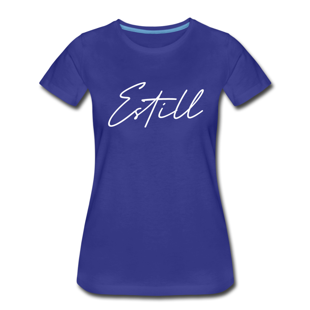 Estill County Cursive Women's T-Shirt - royal blue