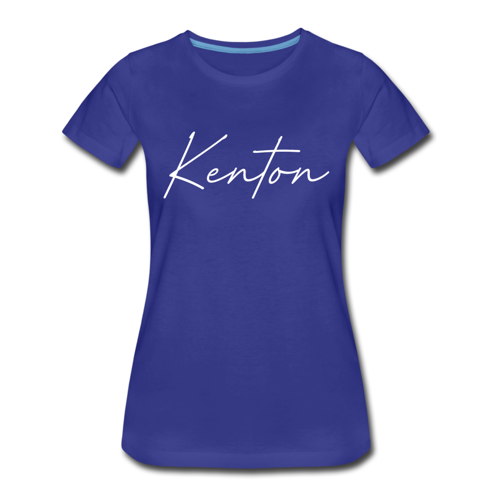 Kenton County Cursive Women's T-Shirt - royal blue