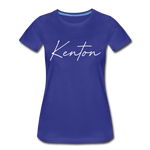 Kenton County Cursive Women's T-Shirt - royal blue