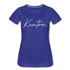 Kenton County Cursive Women's T-Shirt - royal blue