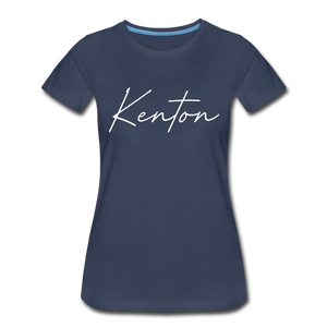 Kenton County Cursive Women's T-Shirt - navy