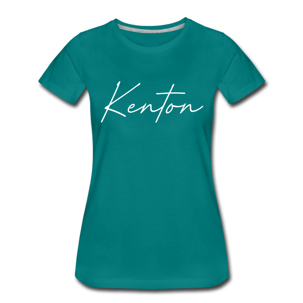 Kenton County Cursive Women's T-Shirt - teal