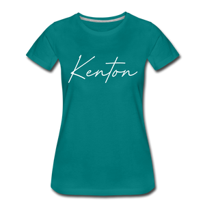 Kenton County Cursive Women's T-Shirt - teal