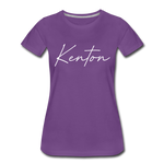 Kenton County Cursive Women's T-Shirt - purple