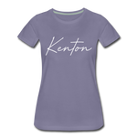 Kenton County Cursive Women's T-Shirt - washed violet