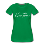 Kenton County Cursive Women's T-Shirt - kelly green