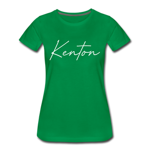 Kenton County Cursive Women's T-Shirt - kelly green