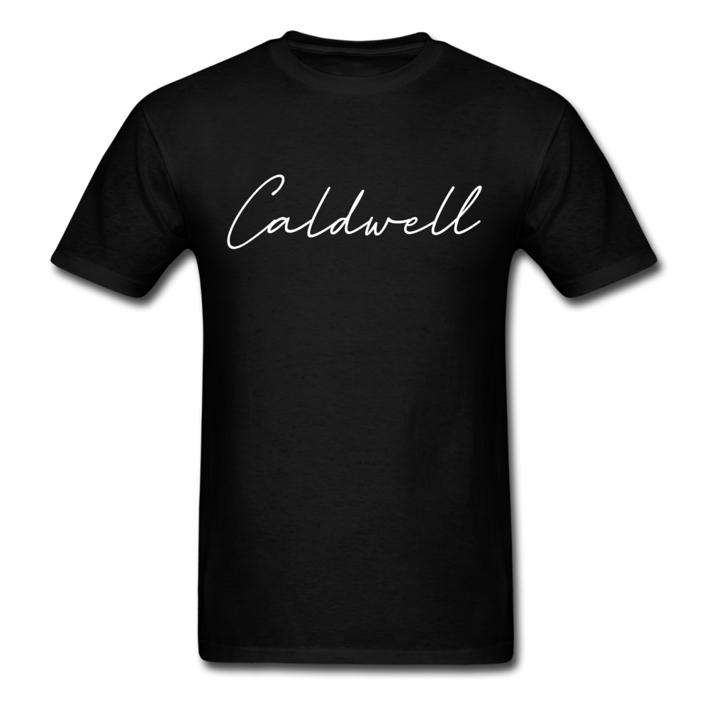 Caldwell County Cursive T-Shirt - black