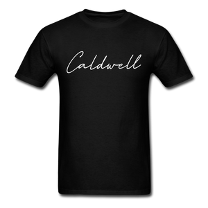 Caldwell County Cursive T-Shirt - black