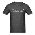 Caldwell County Cursive T-Shirt - heather black