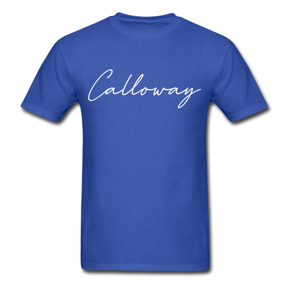 Calloway County Cursive T-Shirt - royal blue