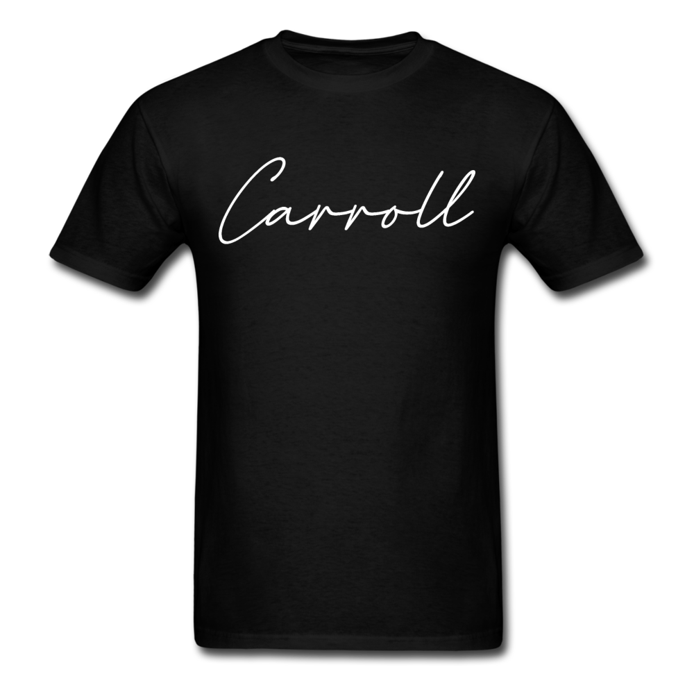 Carroll County Cursive T-Shirt - black