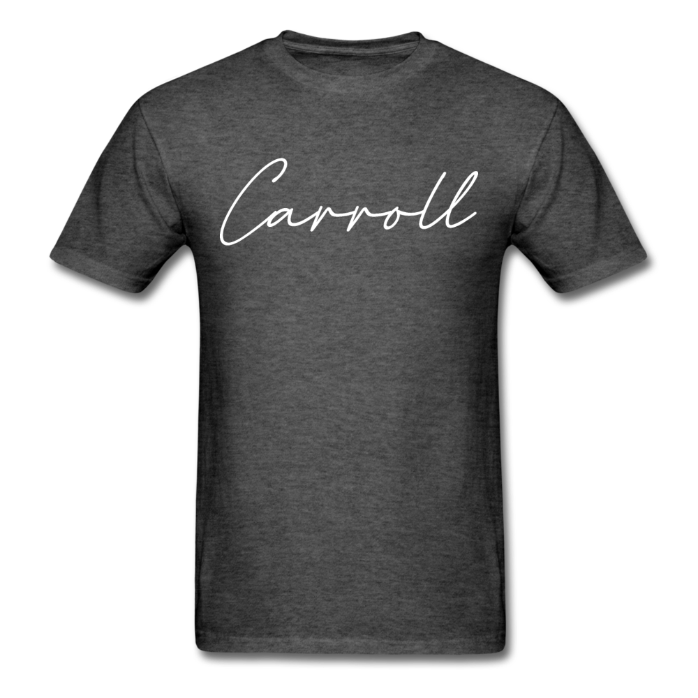 Carroll County Cursive T-Shirt - heather black