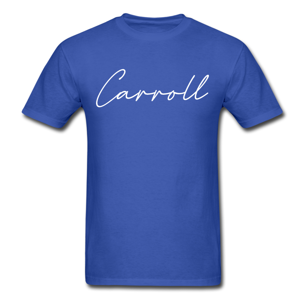 Carroll County Cursive T-Shirt - royal blue