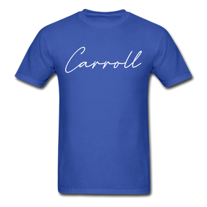 Carroll County Cursive T-Shirt - royal blue