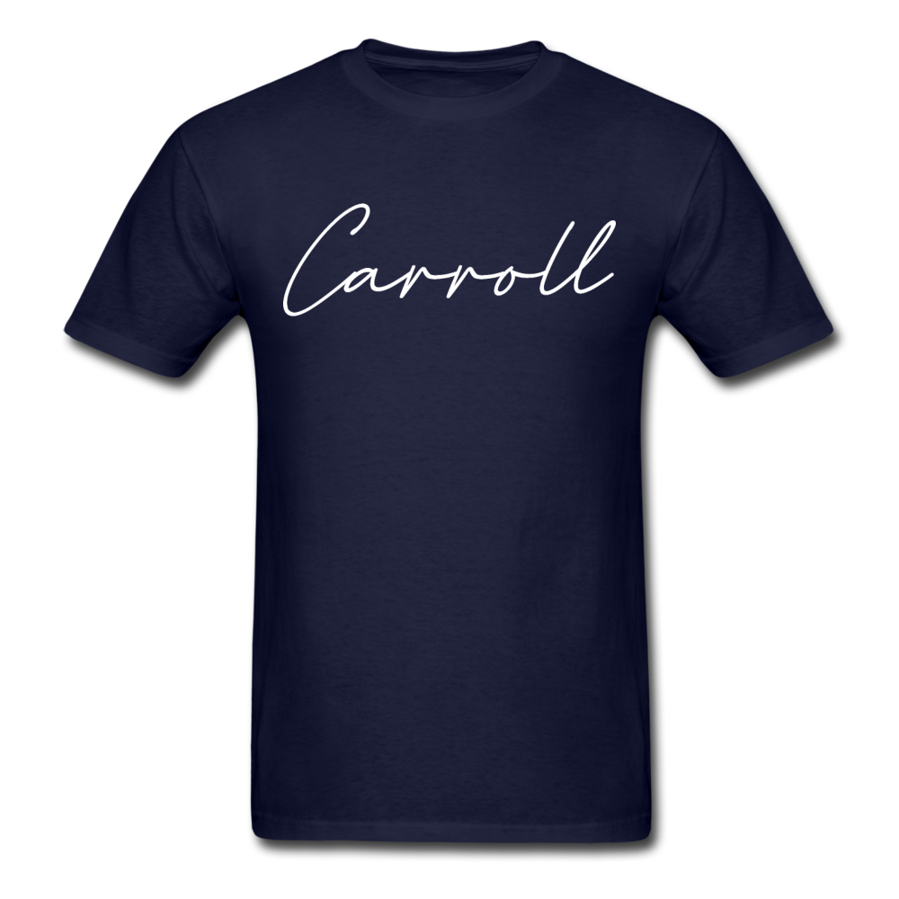 Carroll County Cursive T-Shirt - navy