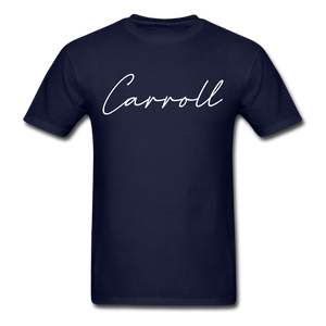 Carroll County Cursive T-Shirt - navy