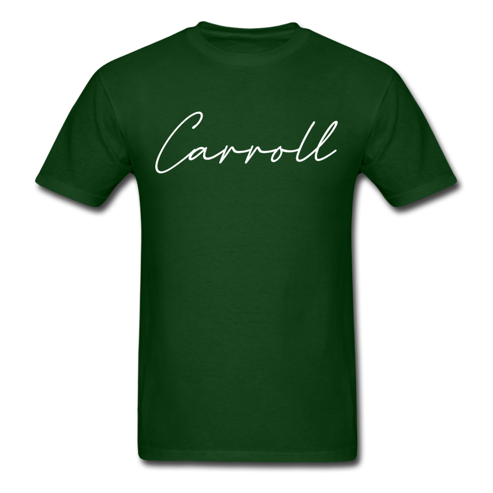 Carroll County Cursive T-Shirt - forest green