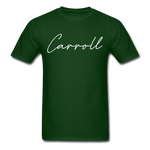 Carroll County Cursive T-Shirt - forest green