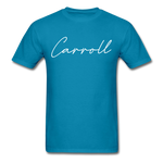 Carroll County Cursive T-Shirt - turquoise