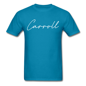 Carroll County Cursive T-Shirt - turquoise