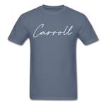 Carroll County Cursive T-Shirt - denim