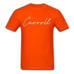 Carroll County Cursive T-Shirt - orange