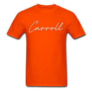 Carroll County Cursive T-Shirt - orange