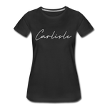 Carlisle County Cursive Women's T-Shirt - black