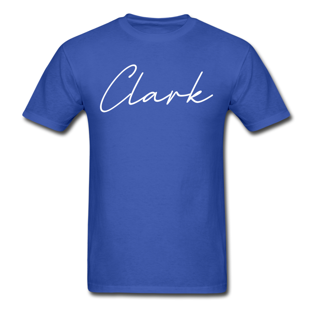 Clark County Cursive T-Shirt - royal blue