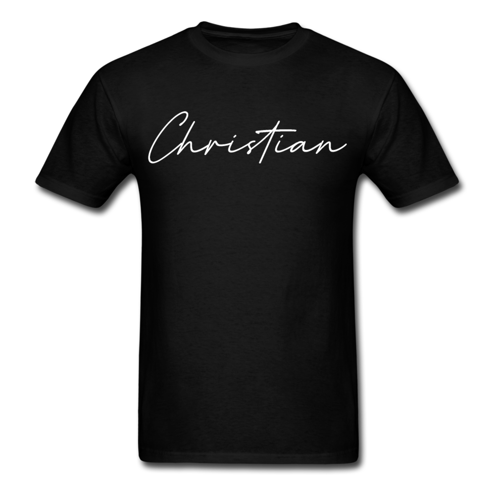 Christian County Cursive T-Shirt - black