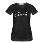 Clark County Cursive Women's T-Shirt - charcoal gray