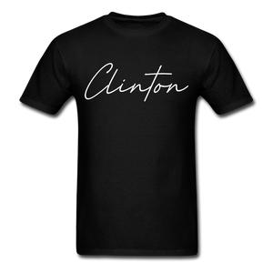 Clinton County Cursive T-Shirt - black