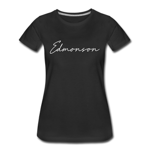 Edmonson County Cursive Women's T-Shirt - black