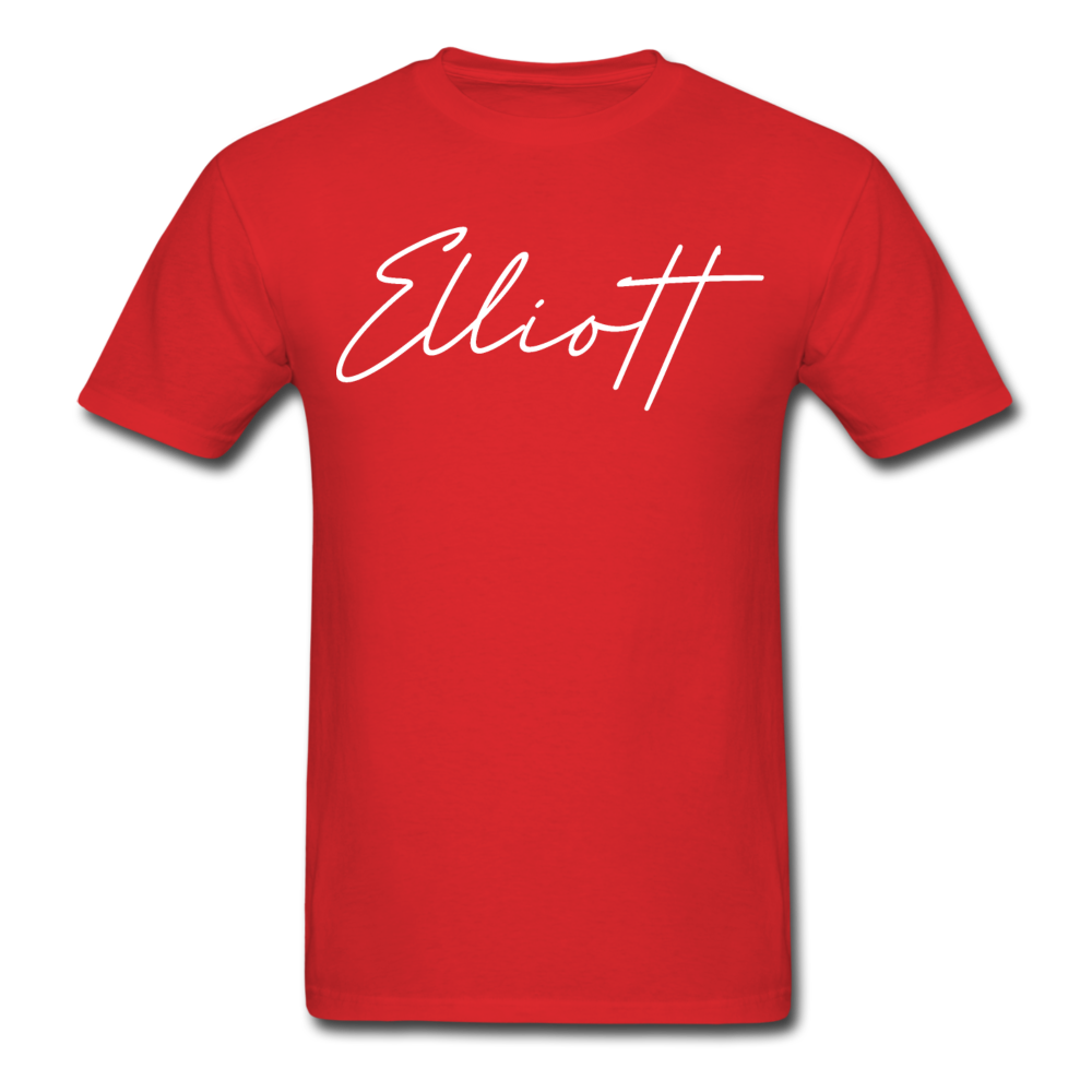 Elliott County Cursive T-Shirt - red