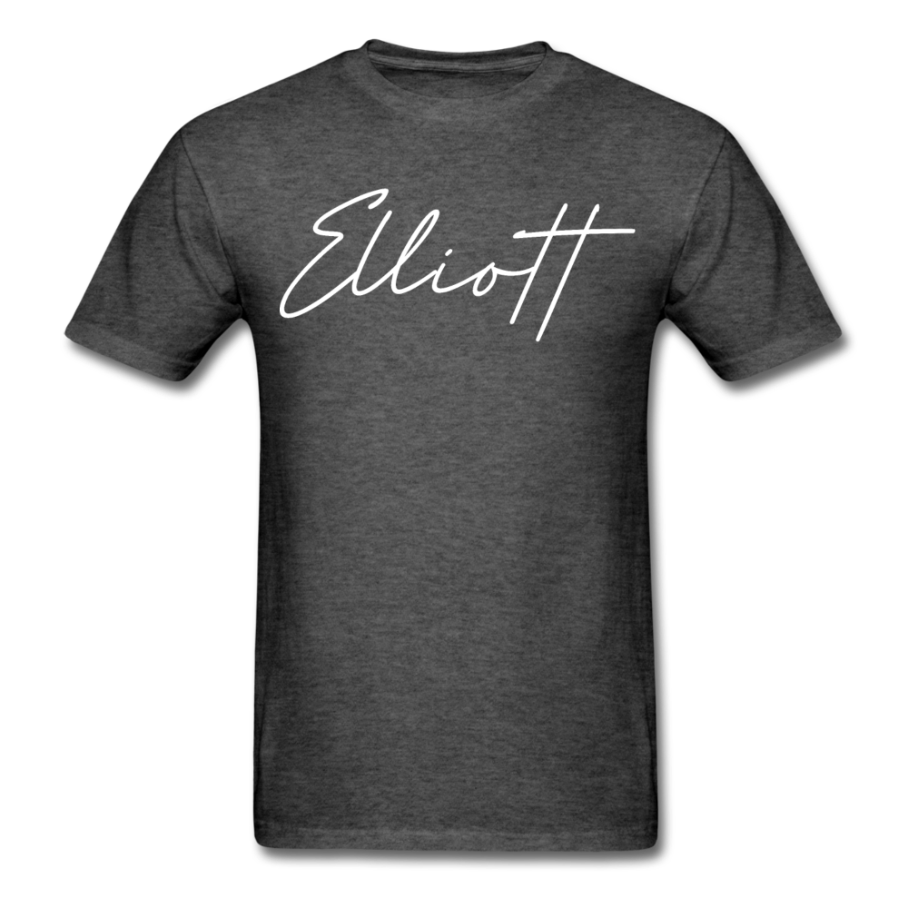 Elliott County Cursive T-Shirt - heather black