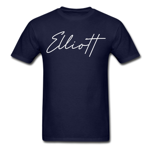 Elliott County Cursive T-Shirt - navy