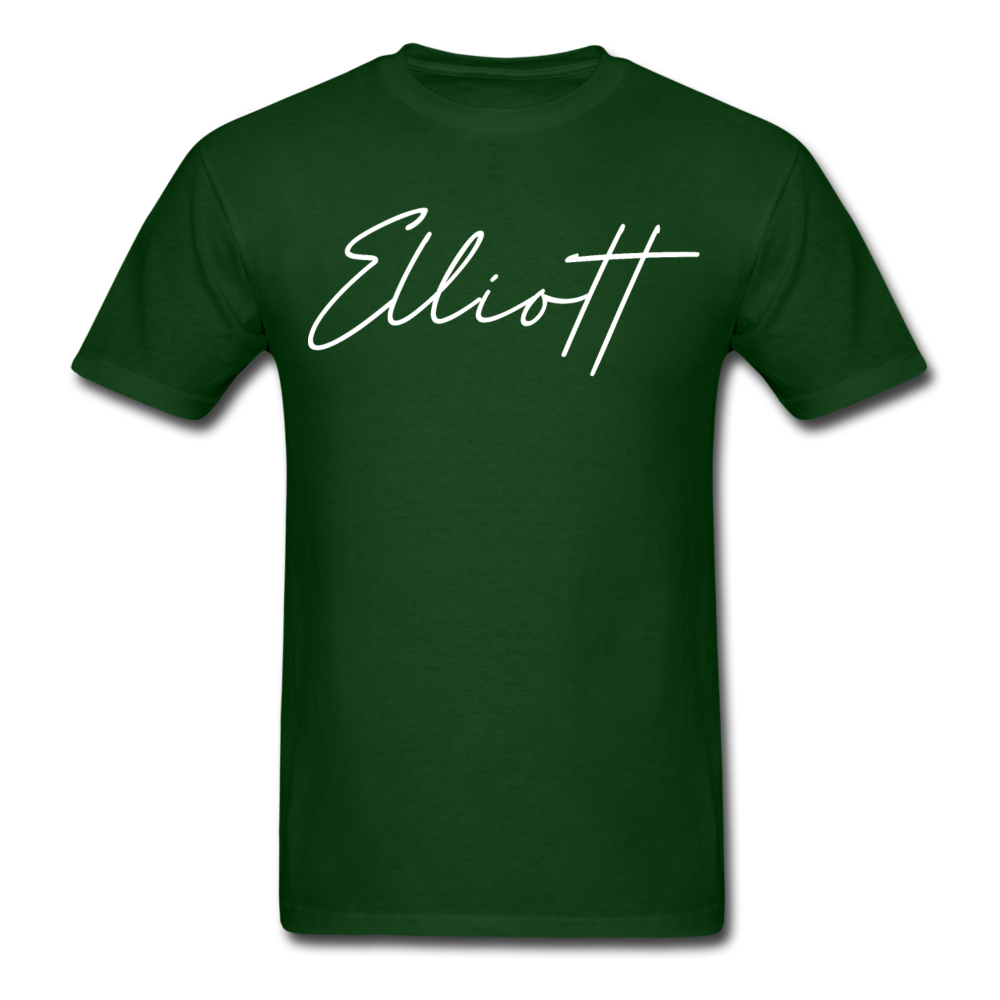 Elliott County Cursive T-Shirt - forest green