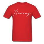 Fleming County Cursive T-Shirt - red