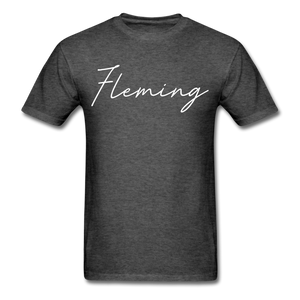 Fleming County Cursive T-Shirt - heather black