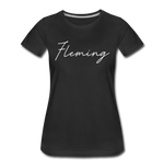 Fleming County Cursive Women's T-Shirt - black