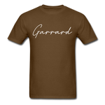 Garrard County Cursive T-Shirt - brown