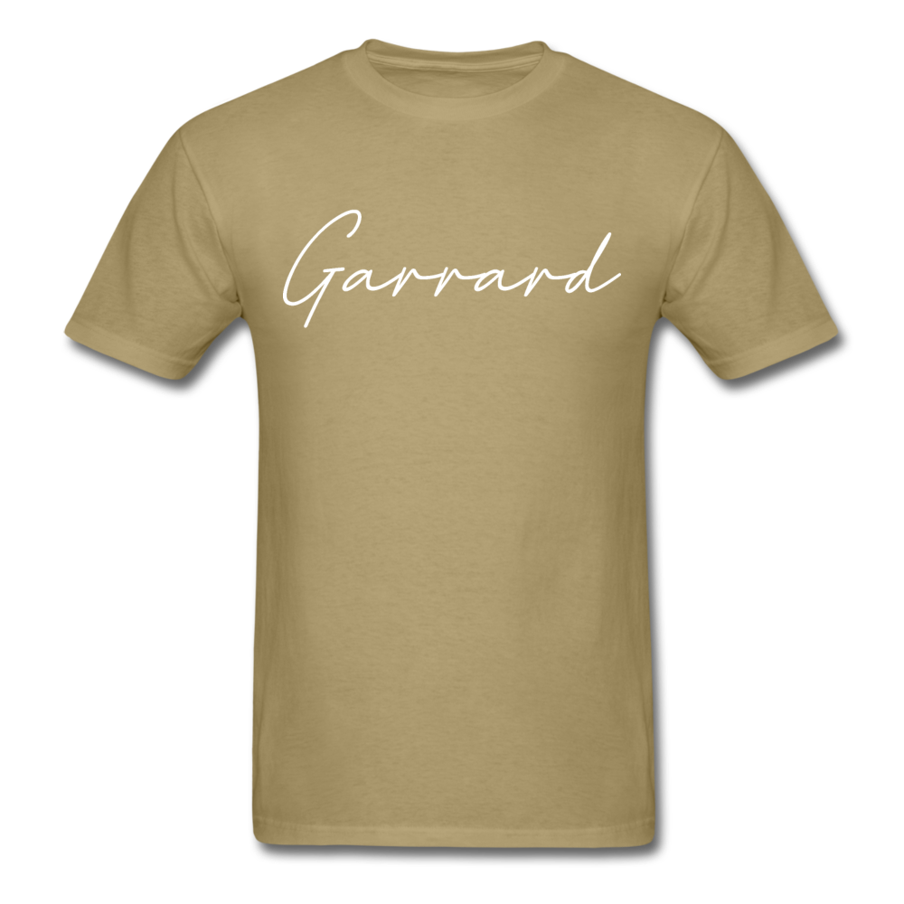 Garrard County Cursive T-Shirt - khaki