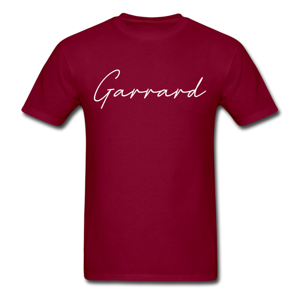 Garrard County Cursive T-Shirt - burgundy