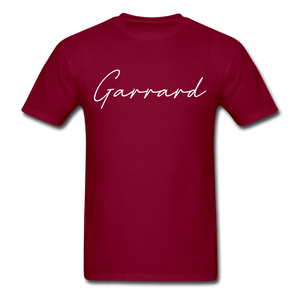 Garrard County Cursive T-Shirt - burgundy