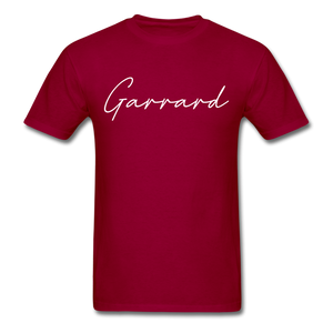 Garrard County Cursive T-Shirt - dark red