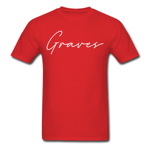 Graves County Cursive T-Shirt - red